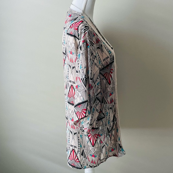 🔥SALE Xhilaration kimono crochet lace Art Deco size XS boho - Picture 7 of 14